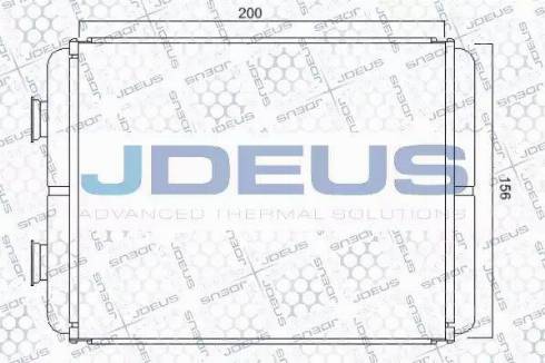 Jdeus 228M33A - Теплообмінник, опалення салону avtolavka.club