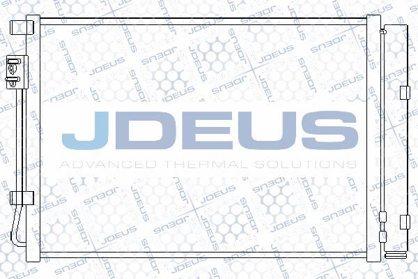 Jdeus 754M45 - Конденсатор, кондиціонер avtolavka.club