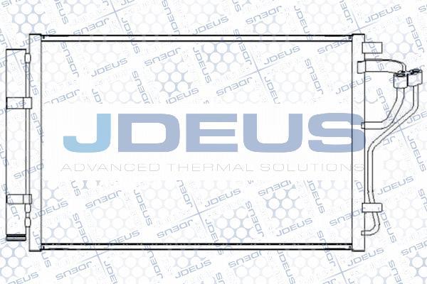 Jdeus 754M50 - Конденсатор, кондиціонер avtolavka.club