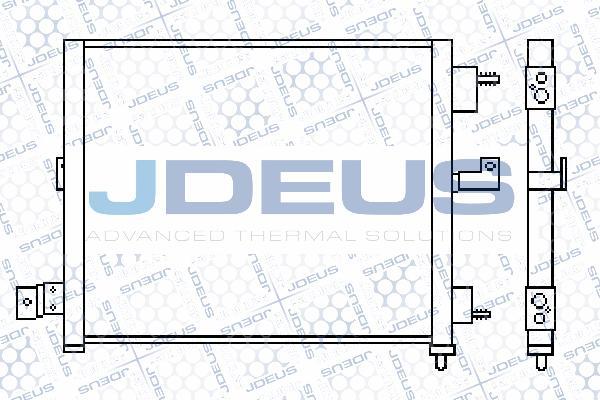 Jdeus 754M09 - Конденсатор, кондиціонер avtolavka.club