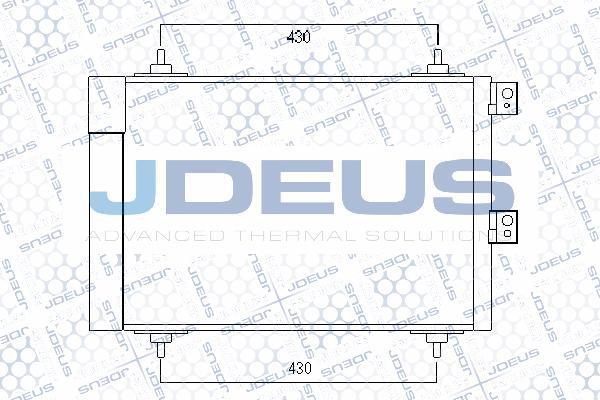 Jdeus 707M58 - Конденсатор, кондиціонер avtolavka.club