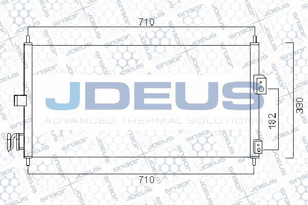 Jdeus 719M57 - Конденсатор, кондиціонер avtolavka.club