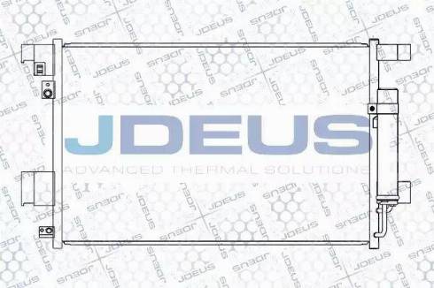 Jdeus 718M43 - Конденсатор, кондиціонер avtolavka.club