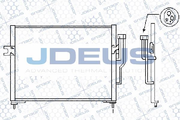 Jdeus 718M10 - Конденсатор, кондиціонер avtolavka.club