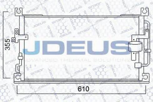 Jdeus 718M30 - Конденсатор, кондиціонер avtolavka.club