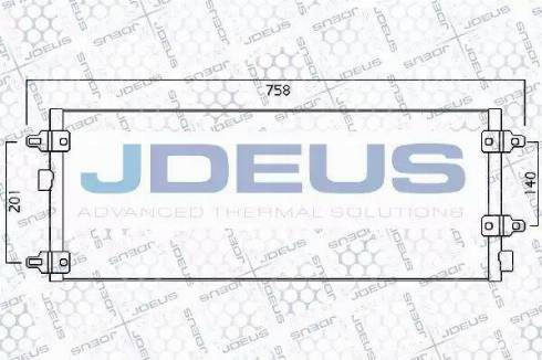 Jdeus 736M05 - Конденсатор, кондиціонер avtolavka.club