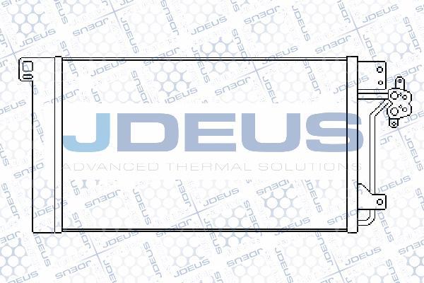 Jdeus 730M52 - Конденсатор, кондиціонер avtolavka.club