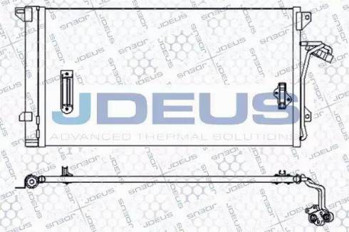 Jdeus 730M57 - Конденсатор, кондиціонер avtolavka.club