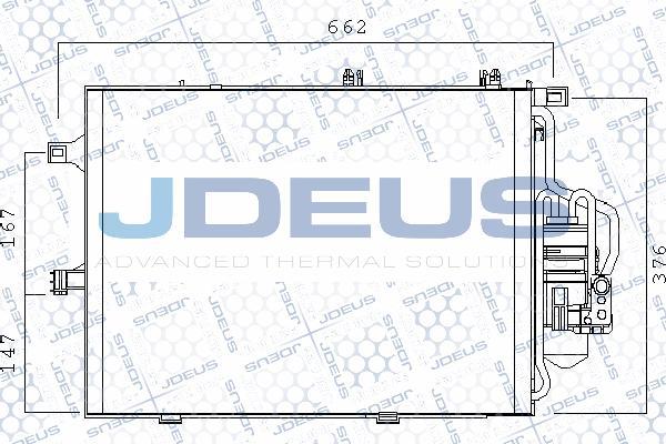 Jdeus 720M49 - Конденсатор, кондиціонер avtolavka.club