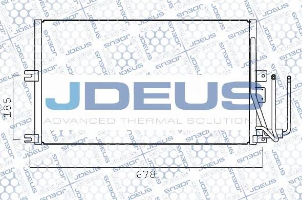 Jdeus 720M04 - Конденсатор, кондиціонер avtolavka.club