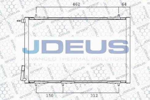 Jdeus 721M36 - Конденсатор, кондиціонер avtolavka.club