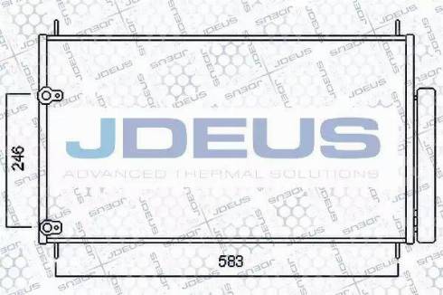 Jdeus 728M70 - Конденсатор, кондиціонер avtolavka.club