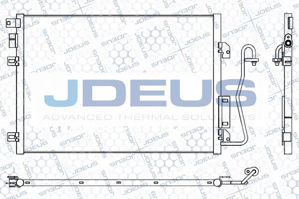 Jdeus 723M72 - Конденсатор, кондиціонер avtolavka.club