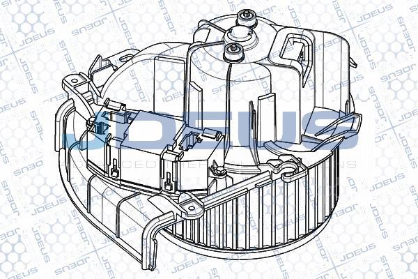 Jdeus BL0070007 - Вентилятор салону avtolavka.club