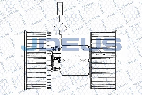 Jdeus BL1140001 - Вентилятор салону avtolavka.club