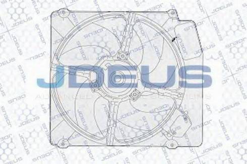Jdeus EV02251 - Вентилятор, охолодження двигуна avtolavka.club