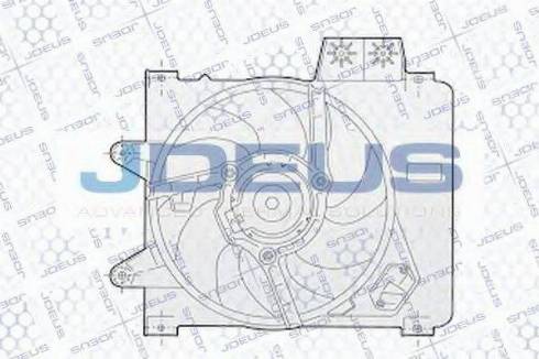 Jdeus EV02283 - Вентилятор, охолодження двигуна avtolavka.club