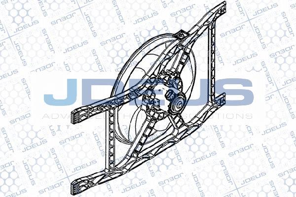 Jdeus EV879610 - Вентилятор, охолодження двигуна avtolavka.club