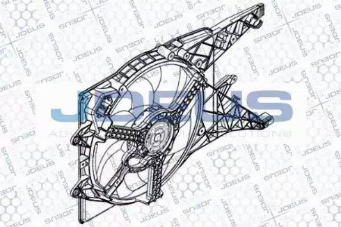 Jdeus EV877600 - Вентилятор, охолодження двигуна avtolavka.club