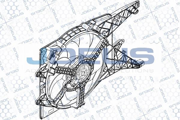 Jdeus EV877700 - Вентилятор, охолодження двигуна avtolavka.club