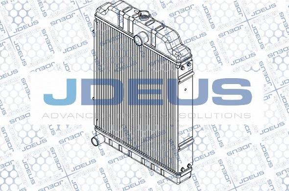 Jdeus M-0980080 - Радіатор, охолодження двигуна avtolavka.club