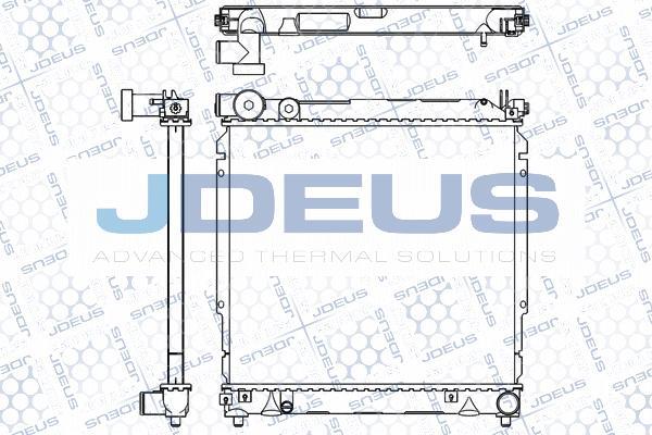 Jdeus M-042013A - Радіатор, охолодження двигуна avtolavka.club