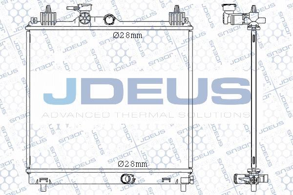 Jdeus M-0420340 - Радіатор, охолодження двигуна avtolavka.club