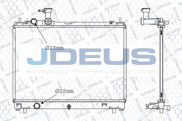 Jdeus M-0420360 - Радіатор, охолодження двигуна avtolavka.club