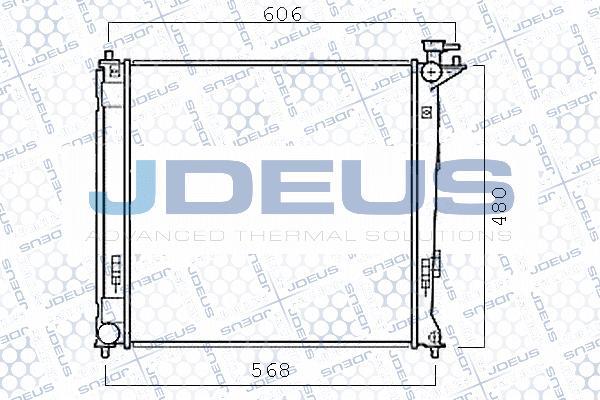 Jdeus M-0540440 - Радіатор, охолодження двигуна avtolavka.club