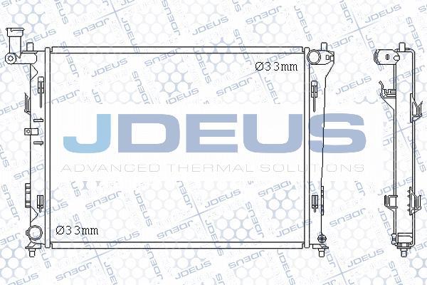 Jdeus M-0540280 - Радіатор, охолодження двигуна avtolavka.club