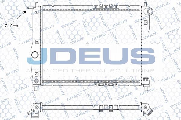 Jdeus M-0560280 - Радіатор, охолодження двигуна avtolavka.club