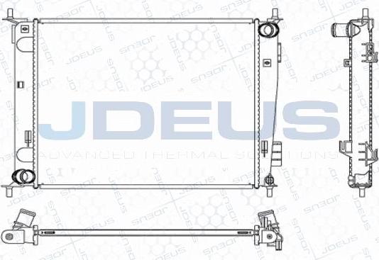 Jdeus M-0650270 - Радіатор, охолодження двигуна avtolavka.club