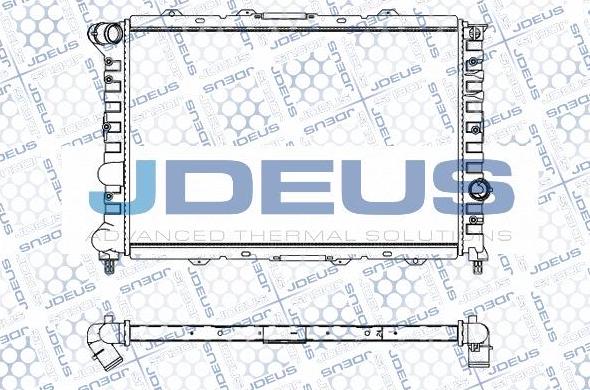 Jdeus M-0000010 - Радіатор, охолодження двигуна avtolavka.club