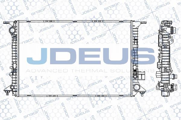 Jdeus M-001057A - Радіатор, охолодження двигуна avtolavka.club