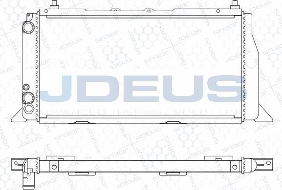 Jdeus M-0010090 - Радіатор, охолодження двигуна avtolavka.club