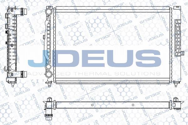 Jdeus M-0010160 - Радіатор, охолодження двигуна avtolavka.club