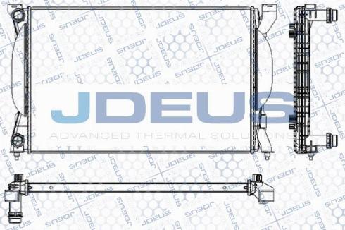 Jdeus M-0010240 - Радіатор, охолодження двигуна avtolavka.club