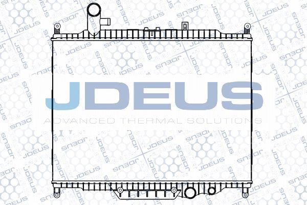 Jdeus M-002039A - Радіатор, охолодження двигуна avtolavka.club