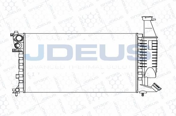Jdeus M-0070650 - Радіатор, охолодження двигуна avtolavka.club