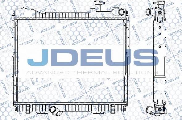 Jdeus M-0190900 - Радіатор, охолодження двигуна avtolavka.club