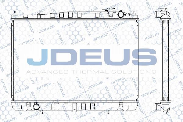 Jdeus M-0190530 - Радіатор, охолодження двигуна avtolavka.club