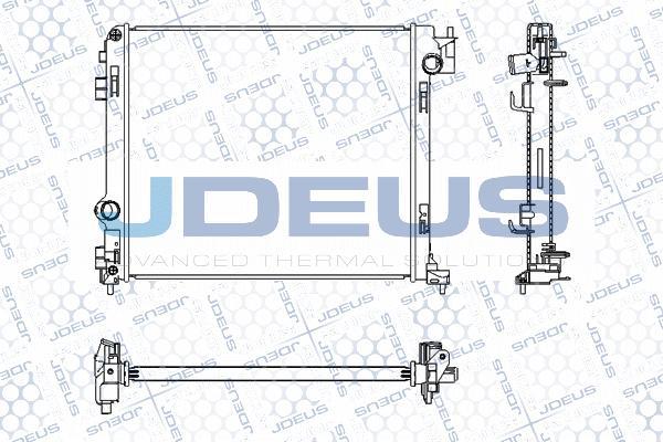 Jdeus M-0190870 - Радіатор, охолодження двигуна avtolavka.club