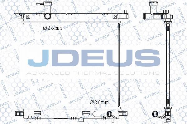 Jdeus M-0190390 - Радіатор, охолодження двигуна avtolavka.club