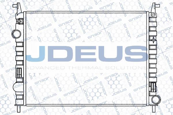 Jdeus M-0110650 - Радіатор, охолодження двигуна avtolavka.club
