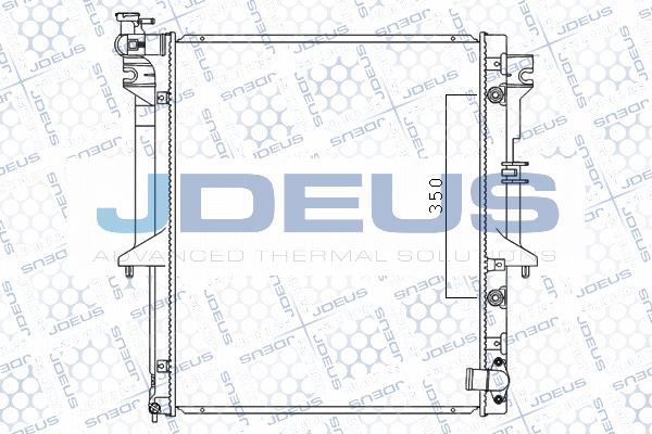 Jdeus M-0180490 - Радіатор, охолодження двигуна avtolavka.club
