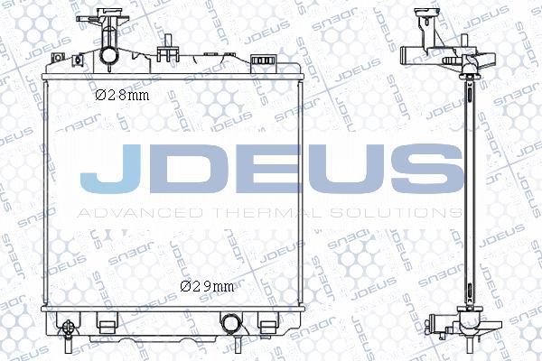 Jdeus M-0180530 - Радіатор, охолодження двигуна avtolavka.club