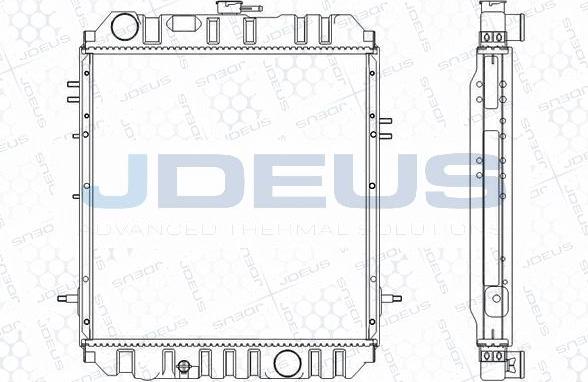 Jdeus M-018009A - Радіатор, охолодження двигуна avtolavka.club