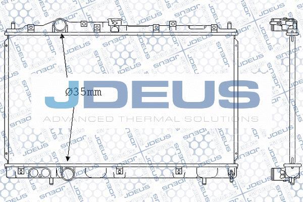 Jdeus M-0180190 - Радіатор, охолодження двигуна avtolavka.club