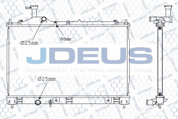 Jdeus M-0180700 - Радіатор, охолодження двигуна avtolavka.club