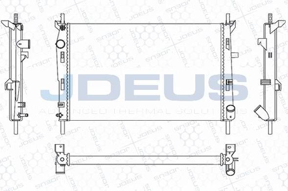 Jdeus M-0120870 - Радіатор, охолодження двигуна avtolavka.club